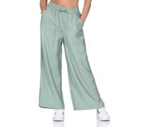 Sublevel Damen Stoffhose Culotte Emmi LSL-520 Lange Sommerhose mit weitem Bein Light Green XXL