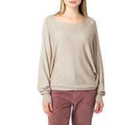 Sublevel Damen Strickpullover - Oversize Pullover mit Fledermausärmeln im Lässigen Look Light-beige M/L