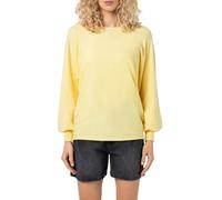 Sublevel Damen Strickpullover - Oversize Pullover mit Fledermausärmeln im Lässigen Look Yellow M/L