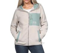 Sublevel Damen Teddyfleece Jacke Zip Hoodie Plüschjacke mit Kapuze LSL-543 Middle Beige XL