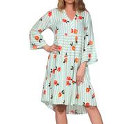 Sublevel Damen Viskose Kleid LSL-413 Tunika mit Alloverprint