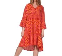 Sublevel Damen Viskose Kleid LSL-413 Tunika mit Alloverprint