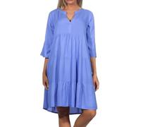 Sublevel Damen Viskose Kleid LSL-413 Tunika mit Alloverprint