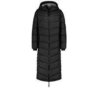 Sublevel Eleganter Langer Damen Steppmantel - Perfekt für den Winter, Mit Kapuze und Kuscheligem Komfort black S