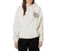 Sublevel Fleece-Hoodie Damen - Warmer Hoodie mit Trendigem Backprint und Kapuze, Komfort und Style in Einem Light-beige M
