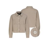 Sublevel Hemdjacke in Beige - Größe L | Damenjacken