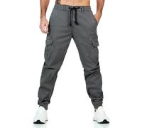 Sublevel Herren Cargo Hose ASMike LSL-473 mit Seitentaschen Grey W36