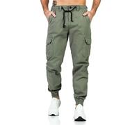 Sublevel Herren Cargo Hose ASMike LSL-473 mit Seitentaschen Olive W42
