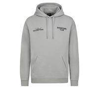 Sublevel Herren-Hoodie mit Backprint, Kapuze, Kängurutaschen grey L