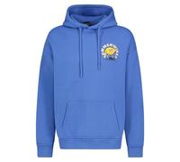 Sublevel Herren Hoodie mit Prints, Kapuze, Kängurutaschen blue M