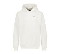 Sublevel Herren Hoodie mit Schriftzug Worldwide und Kängurutasche, Farben:Weiß-3, Größe Pullover:L