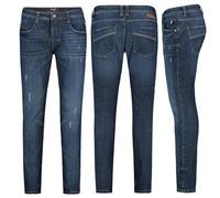 Sublevel Herren Jeans Hose Basic Stretch Jeanshose Regular Slim Denim, Hosengröße:W36, Farbe:Dunkelblau