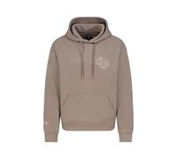 Sublevel Herren Kapuzenpullover mit Stickerei Kapuze Middle-Brown L