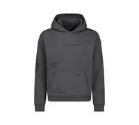 Sublevel Herren Oversized Sweathoodie mit 3D Print Dark-Grey L