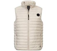 Sublevel Herren Steppweste Bodywärmer Weste Outdoor Stehkragen Herbst Frühlings, Farbe:Beige, Größe:M 48