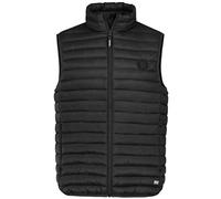 SUBLEVEL Herren Steppweste mit Reißverschluss und Logo-Details