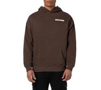 Sublevel Herren Sweathoodie - Worldwide Print, lässig und bequem Brown L