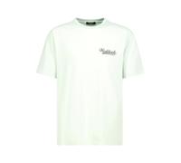 Sublevel Herren T-Shirt Kurzarm mit Worldwide-Print, Rundhals-Ausschnitt, Regular Fit, Baumwoll-Mix Light-Green XXL