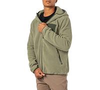 Sublevel Herren Teddy Fleecejacke mit Kapuze Middle-Green M