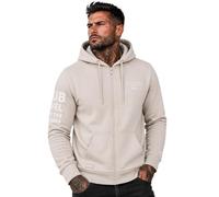 Sublevel Herren Zip Kapuzenpullover NIK Ash Beige H10608BC21524A4NO-S