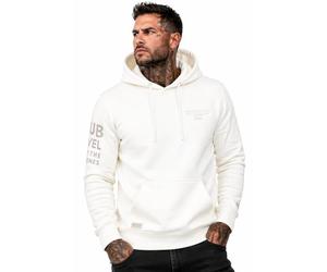 Sublevel Herren Zip Kapuzenpullover Tim Offwhite H10608BC21525A1NO-XL