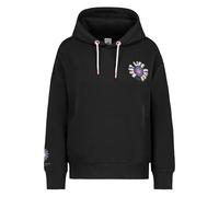 Sublevel Hoodie Damen mit Blumenmotiv Kreativ Großem Print auf Rücken