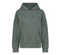 Sublevel Damen Kapuzenpullover Hoodie mit 3D Print, Kängurutasche Dark-Green M