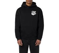 Sublevel Hoodie mit Motorradprint, oversized, mit Kapuze, Kängurutasche black S