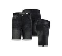 Sublevel Jeans-Bermudas in Schwarz - Größe W34 | Herren Shorts