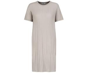 Sublevel JERSEY PLISSEE DRESS Mittellanges Kleid beige in XL