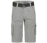 SUBLEVEL Klassische Cargo Shorts mit Gürtel und Seitentaschen