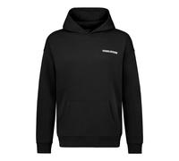 Sublevel OVERSIZE SWEAT HOODIE WITH FRONT AND BACK PRINT Kapuzenpullover schwarz in XL