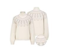 Sublevel Pullover in Creme - Größe L | Damen Pullover Cardigans