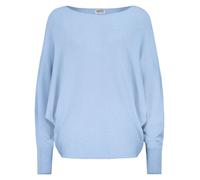 Sublevel Damen Strickpullover - Oversize Pullover mit Fledermausärmeln im Lässigen Look Light-Blue S/M
