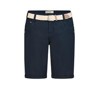 Sublevel Sommer Stoffbermuda mit Flechtgürtel viele Farben Dark-Blue L