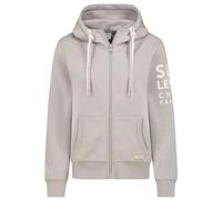 Sublevel Sweatjacke Hoodie Sweater Kapuzenpullover Übergangsjacke Frühlings, Farbe:Beige, Größe:S (36)