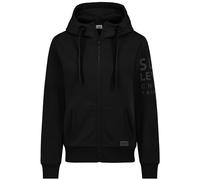 Sublevel Sweatjacke Hoodie Sweater Kapuzenpullover Übergangsjacke Frühlings, Farbe:Schwarz, Größe:XS (34)