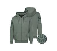 Sublevel Sweatjacke "Nik" in Grün - Größe L | Herren Sweatshirts Jacken