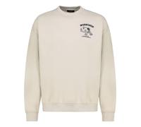 Sublevel Sweatshirt in Creme - Größe L | Herren Plussize