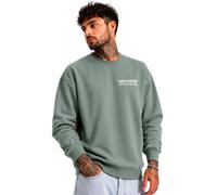 Sublevel Urban Edition Herren Oversize Sweater Streetwear Casual Baumwollmix Forest Green M