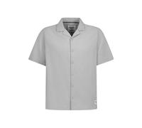 Sublevel WAFFLE STRUCTURE RESORT SHIRT Kurzarmhemd grau in S