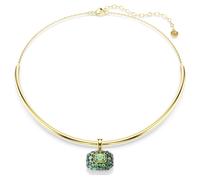Sublima Halsband, Oktagon-Schliff, Grün, 18K goldbeschichtet OS