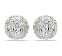 Sublima Ohrclips, Weiß, Rhodiniert OS