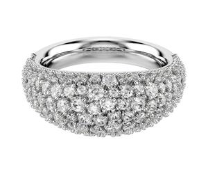 Sublima Ring, Weiß, Rhodiniert 55