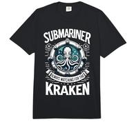 Submariner Zitat Always Watching for The Kraken U-Boot Comfort Colors Adult Heavyweight T-Shirt