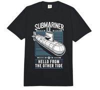 Submariner Zitat Hello from The Other Tide U-Boot U-Boot Comfort Colors Adult Heavyweight T-Shirt