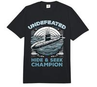 Submariner Zitat Unbesiegt Verstecken Champion U-Boot Comfort Colors Adult Heavyweight T-Shirt
