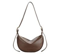 SuChengSS UmhäNgetasche Damen Crossbody Bags Knödel Pu -umhängetasche Trendy Kunstleder Hobo -satteltasche Für Frauen-kaffeefarbe