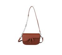SuChengSS UmhäNgetasche Damen Frauen Trendy Kleine Kupplungsbeutel Sattel Umhängetasche Unterarm Handtasche Tasche Handtasche Crossbody Tasche-braun