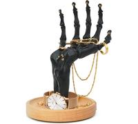Suck UK Skeleton Hand Hanging Jewellery Tidy/Skeletthand Schmuckhalter | Organizer und Display-Ständer | Schmuckaufhänger zum Präsentieren von Ringen, Armbändern, Halsketten Und Ohrringen